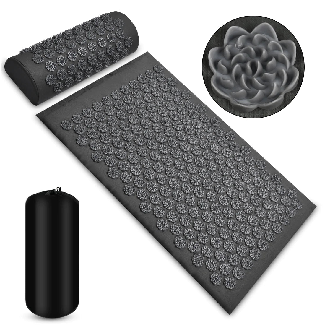 Tapis d’Acupression Zenora™ – Détente naturelle & soulagement en profondeur