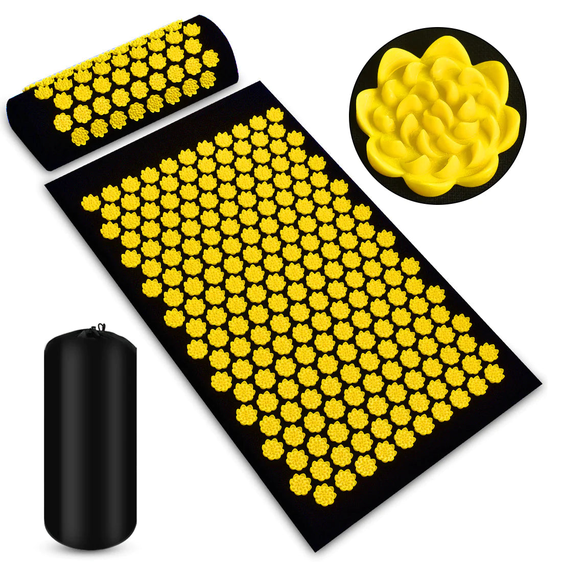 Tapis d’Acupression Zenora™ – Détente naturelle & soulagement en profondeur