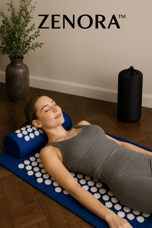 Tapis d’Acupression Zenora™ – Détente naturelle & soulagement en profondeur