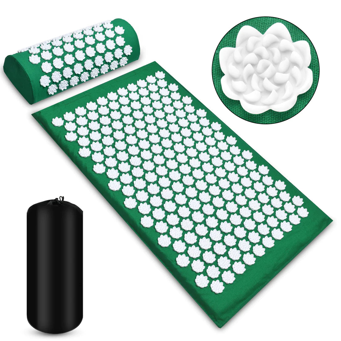 Tapis d’Acupression Zenora™ – Détente naturelle & soulagement en profondeur