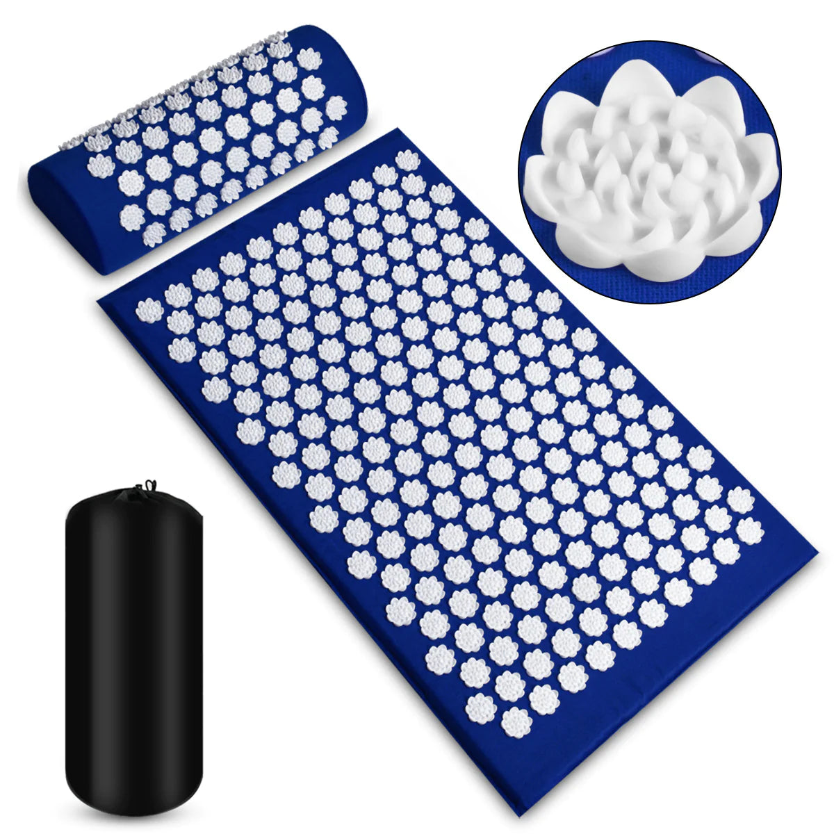Tapis d’Acupression Zenora™ – Détente naturelle & soulagement en profondeur